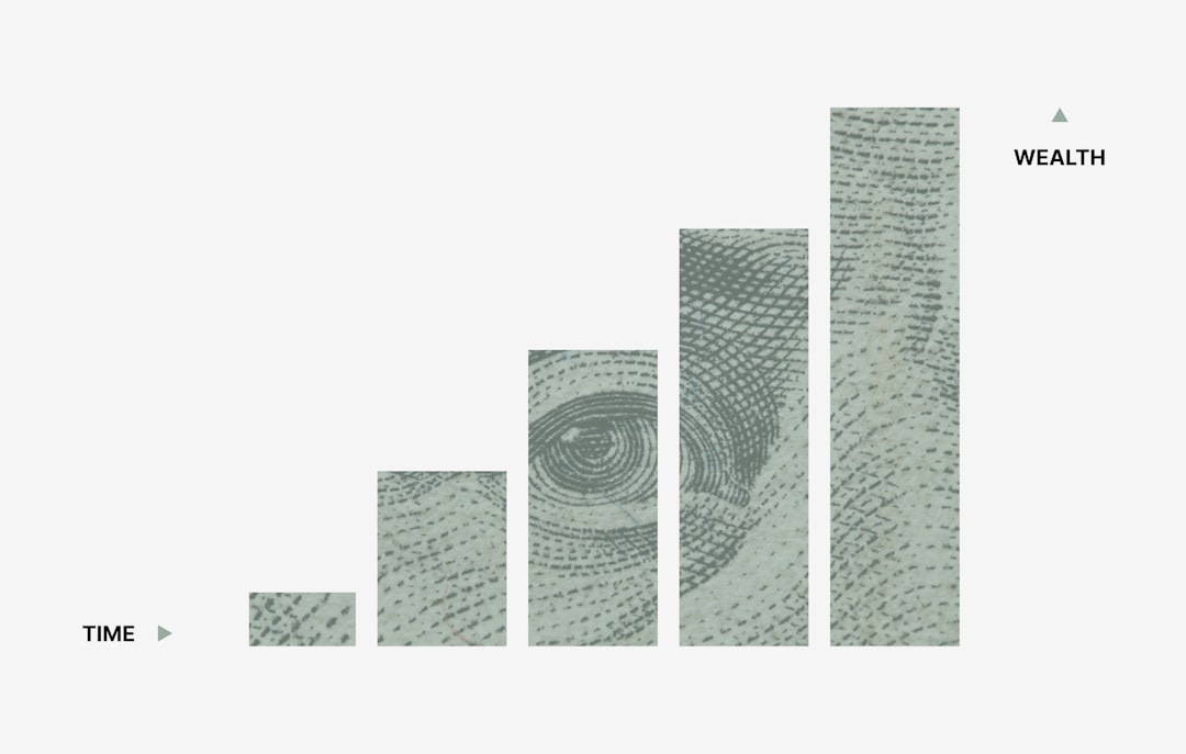 Bar chart made of dollar bills representing revenue loss from website downtime