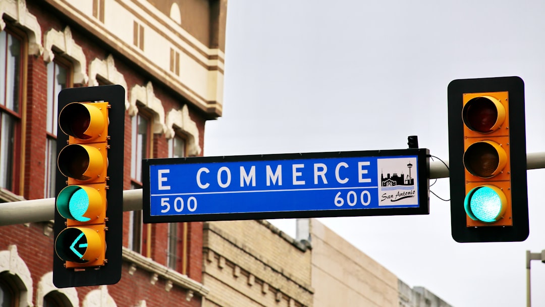E-commerce street sign representing online store launch checklist