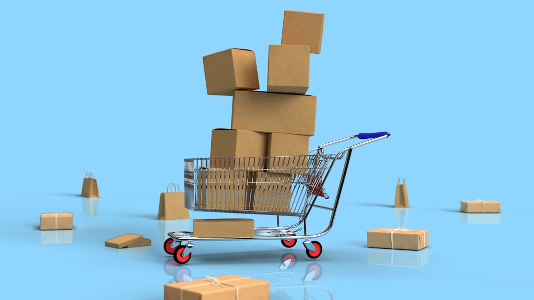 Shopping cart representing e-commerce online store hosting requirements